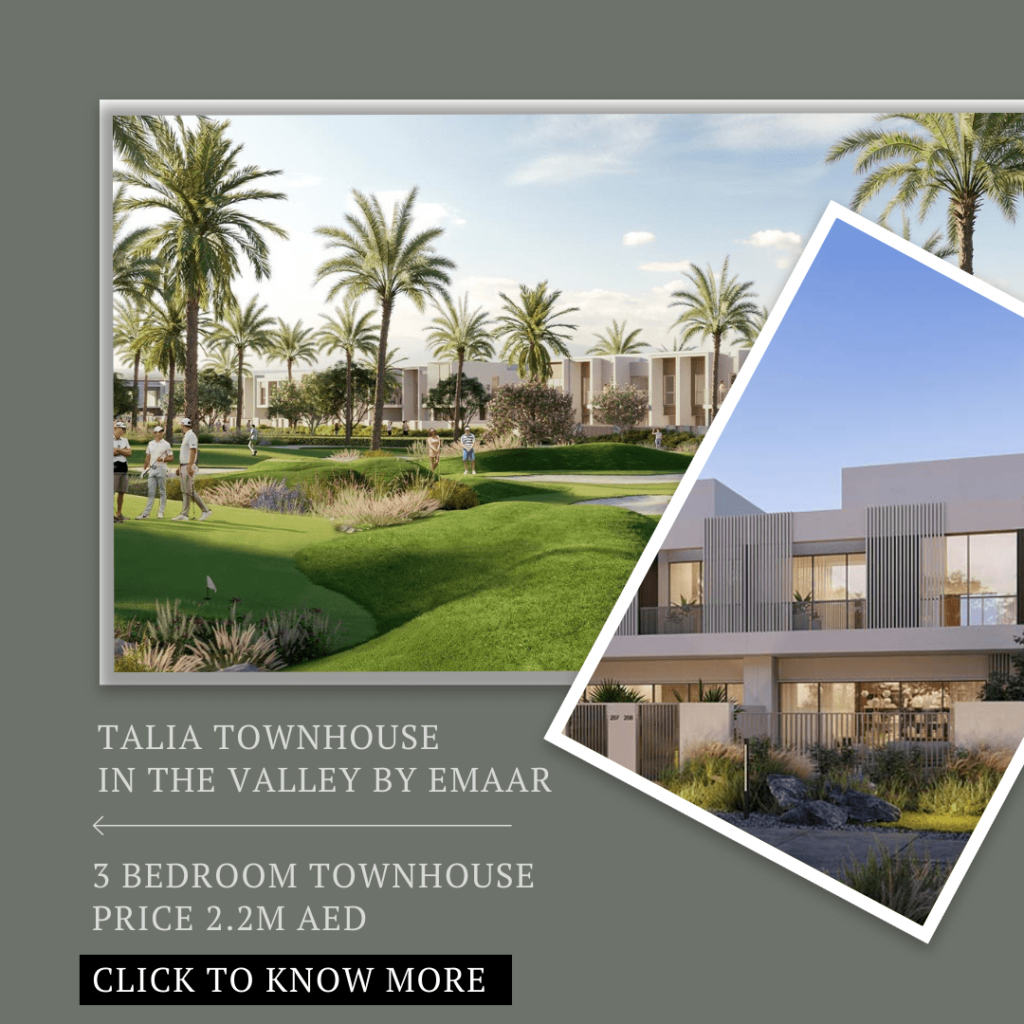 3 Bed + M Townhouse in Talia in The Valley by Emaar