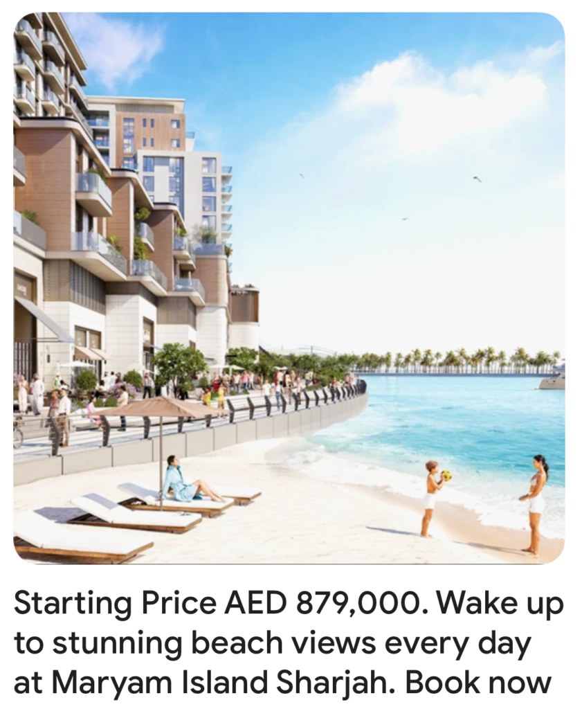 1 Bed for Sale in Maryam Island, Sharjah from AED 879k